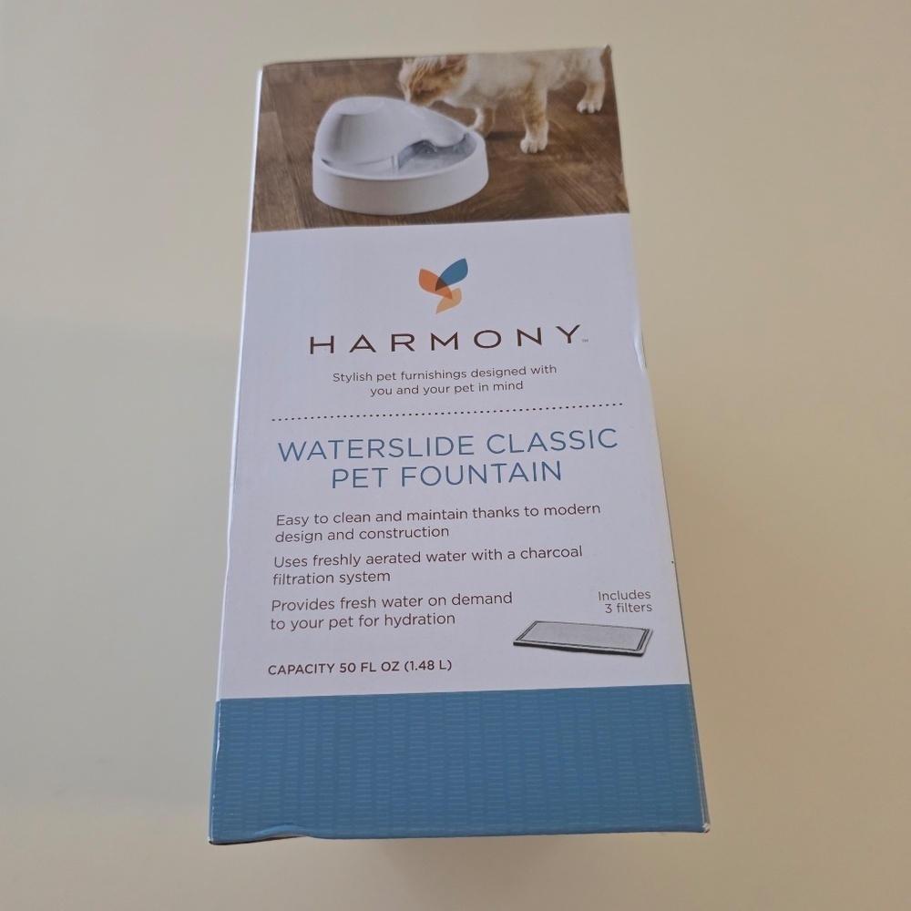 Harmony Waterslide Classic Pet Fountain - Opened box - Picture 5 of 9